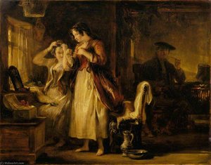 The Cottage Toilet — Sir David Wilkie, Romanticism