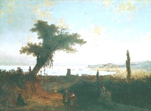 The Old Feodosia — Ivan Konstantinovich Aivazovsky
