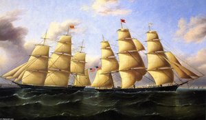 The Contest'' And ''young America'''' — James Edward Buttersworth