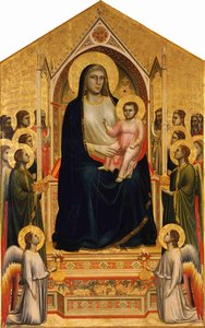 Madonna In Maest (ognissanti Madonna) — Giotto Di Bondone, Proto-renaissance