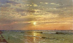 Sunrise, Atlantic City — William Trost Richards