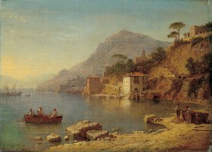 Harbour on the Ligurian Coast