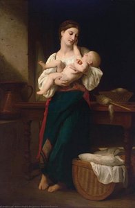 Premières Caresses — William-adolphe Bouguereau, Realism