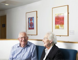 ‘red Horizon’ And ‘set Pattern 1’ By Biddy Bunzl At Bedminster Family Practice — Edward Reese Allen