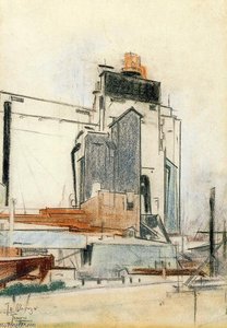 Grain Elevators — William Preston Dickinson