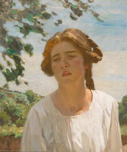 Portrait Of A Cornish Girl — Harold Knight