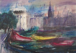 Sunset In La Rochelle — Mária Bozóky