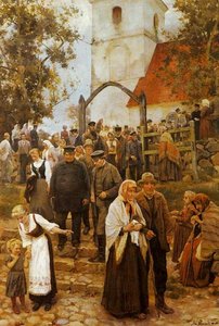 Pēc dievkalpojuma (No baznīcas)