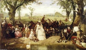 A Summer Day In Hyde Park, London