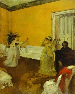 The Song Rehearsal — Edgar Degas, Impressionism
