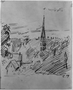 View Of Éragny-sur-epte — Camille Pissarro
