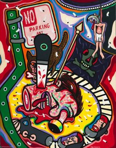 No Parking Here Any Time — Luis Cruz Azaceta