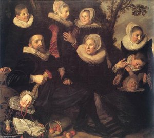 Family Portrait In A Landscape — Frans Hals I