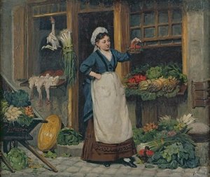 The Fruit Seller — Victor Gabriel Gilbert