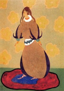 Figure With Flowers — Emilio Pettoruti