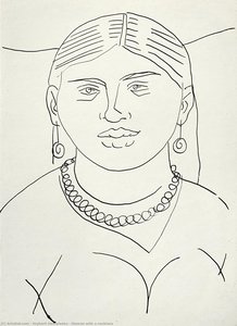 Woman With A Necklace — Hryhorii Havrylenko