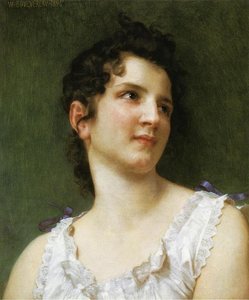 Portrait Of A Young Girl — William-adolphe Bouguereau