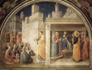 N,wall - Lunette Of The North Wall — Fra Angelico, Early Renaissance