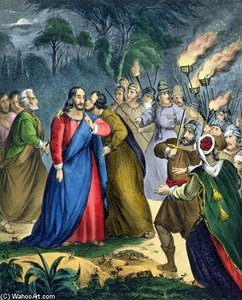 Judas Betrays His Master — Siegfried Detler Bendixen