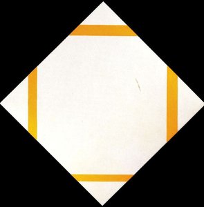 Composition With Yellow Lines — Piet Mondrian