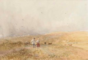 Passing Shower, Yorkshire — David Cox