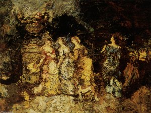 Gallant Party — Adolphe Joseph Thomas Monticelli