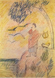 Sebastia Junyer-vidal As Rhapsode — Pablo Picasso