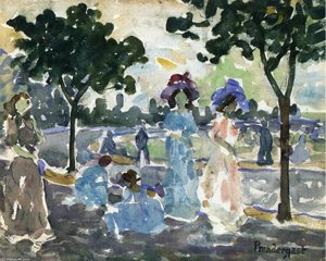 Road To The Shore — Maurice Brazil Prendergast
