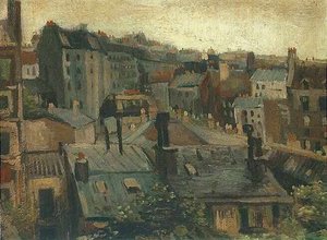 View Of Roofs And Backs Of Houses — Vincent Willem Van Gogh