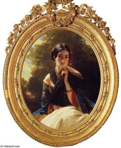 Xavier Princess Leonilla Of Sayn Wittgenstein Sayn — Franz Xavier Winterhalter