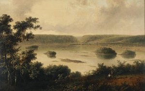 View On The Susquehanna Near Harrisburg — Thomas Doughty