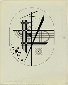 Drawing For Point And Line To Plane — Wassily Wassilyevich Kandinsky
