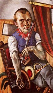 Self-portrait As Clown — Max Beckmann