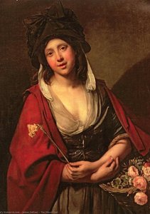 The Flower Girl — Johann Zoffany, Baroque