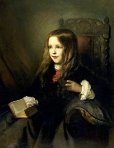 Mrs George Gibbs Of Belmont, Née Laura Beatrice Elton (1842–1911), As A Young Girl — Charles Albert Ludovici