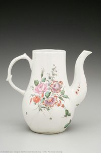 Coffee Pot (cover Missing) — Longton Hall Porcelain Manufactory