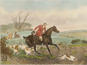 The Fox Chase, A Southerly Wind And A Cloudy Sky By Charles Hunt — Francis Calcraft Turner