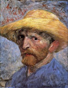 Self Portrait — Vincent Willem Van Gogh, Post-impressionism