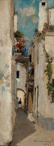 Street In Capri — Francis E Chardon