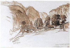 Lauterbrunnen, Switzerland — Edward Lear