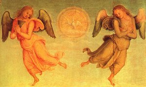 St. Augustine Polyptych (detail) — Vannucci Pietro (le Perugin)