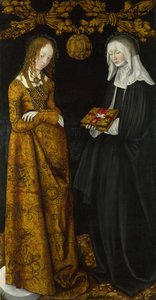 Saints Christina And Ottilia — Lucas Cranach The Elder