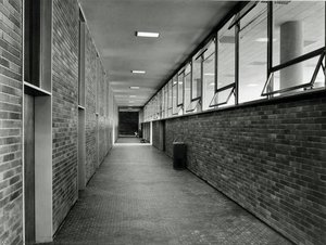 Corridor Of The School Building — Gisèle Aertsens