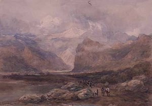 In North Wales. Stormy Effect — David Cox