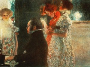 Schubert At The Piano — Gustav Klimt