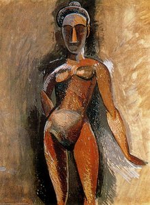 Desnudo De Pie — Pablo Picasso, Cubist Impressionism