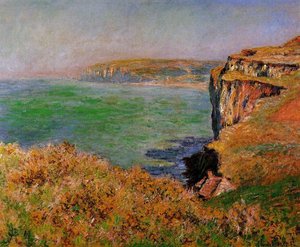 The Cliff At Varengeville — Claude Monet, Impressionism