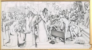 The Disentombment Of Queen Matilda — Sir John Everett Millais