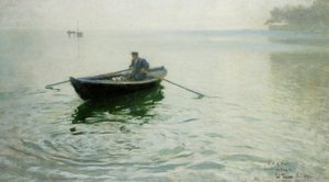 Alkejegeren — Frits Thaulow