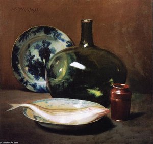 Still Life With Fish — William Merritt Chase